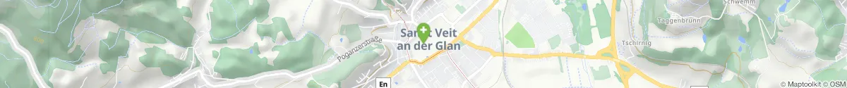 Map representation of the location for Vitus Apotheke in 9300 Sankt Veit/Glan